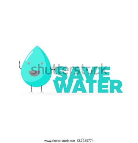 Save Water Logo Stock Vector Royalty Free 589265774 Shutterstock