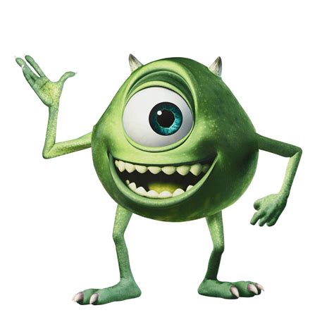 Mike Wazowski Sticker In Products Pixar Characters Monsters The Best