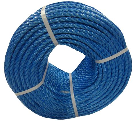 Timko Ltd 8mm Blue Polypropylene Duct Rope On Wooden Drum X 500m