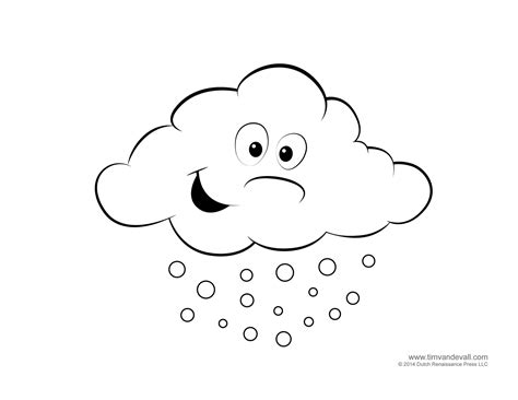 Weather for Kids | Free Cloud Templates and Weather Coloring Pages