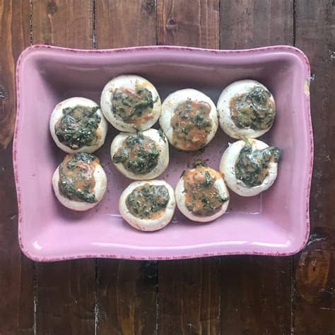 Cada día nos cuidamos más, ¿por qué no comer bien y sano? Champiñones rellenos - Recetas saludables de Cocina Casera
