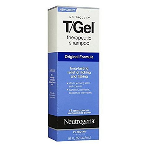 Neutrogena Tgel Therapeutic Shampoo Original Formula 16 Oz Packs Of 4