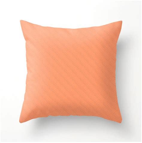 Items Similar To Deep Peach Decorative Throw Pillow Colorful Accent