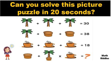 Math Riddles Can You Solve This Picture Puzzle In 20 Seconds Fes