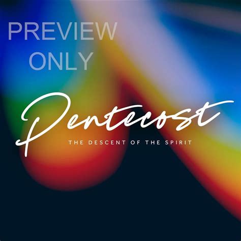 Iconic Glass Pentecost Descent Shift Worship Worshiphouse Media