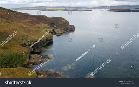 Aerial View Extraordinary Shorelines Isle Skye Stock Photo 1420831823