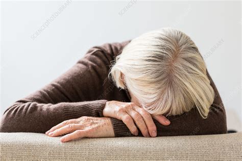 Depressed Woman Stock Image C0342806 Science Photo Library