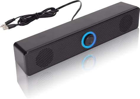 SAKOBS PC Soundbar 20 W Bluetooth 5 0 Lautsprecher für PC Laptop TV