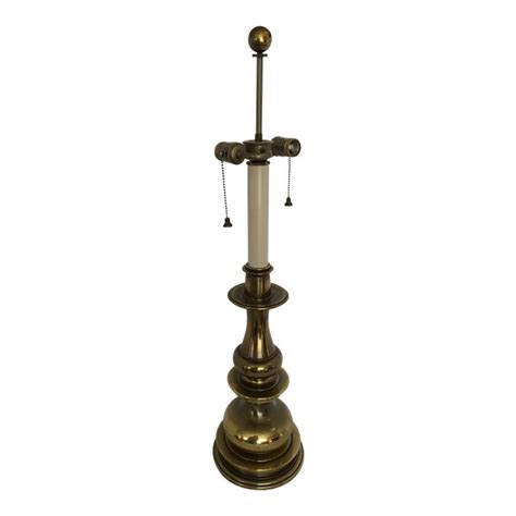 Vintage Stiffel Brass Baluster Double Socket Table Lamp Chairish