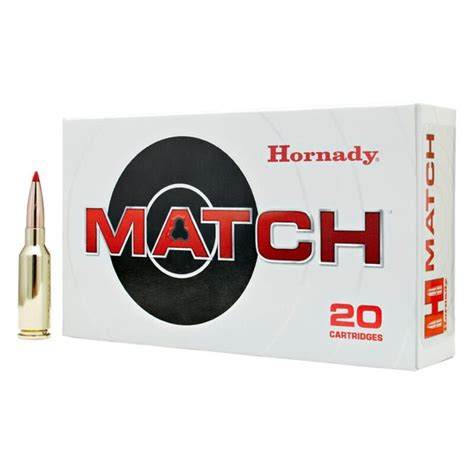 Hornady Match 6mm Arc Ammunition 20 Rounds 108 Grain Eld Match 81608