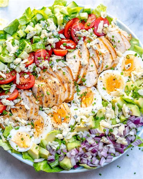 Grilled Chicken Cobb Salad Recipe Healthy Fitness Meals