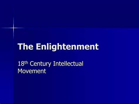 Ppt The Enlightenment Powerpoint Presentation Free Download Id1030405