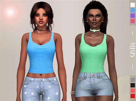 The Sims Resource S4 Vest Top