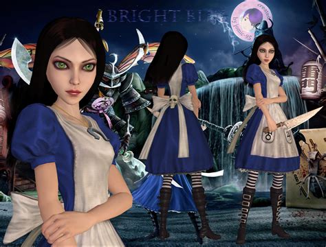 Bright Blue Dresses Alice Madness Returns Alice Madness