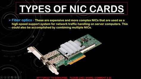 What Is Nic Card Working Of Nic Card Types Of Nic Card Network