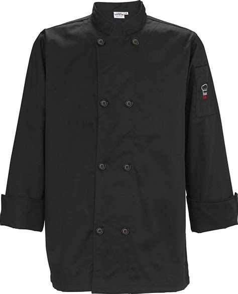 Winco Chef Jacket Black 2xl Home And Kitchen
