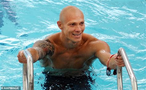 Olympic Gold Medallist Michael Klim Has A Cyst Removed From His
