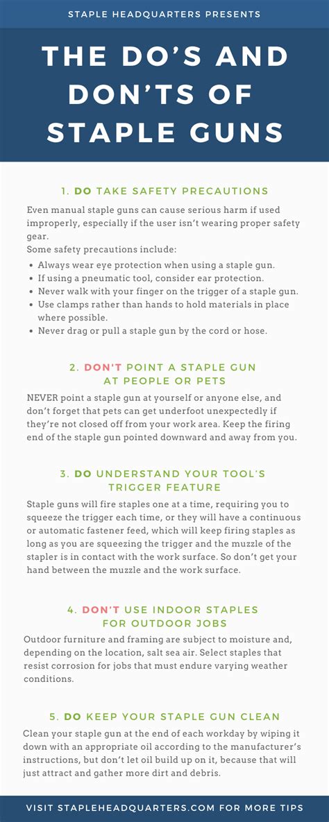 The Dos And Donts Of Staple Guns