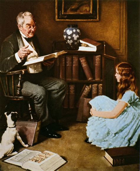 Painting By Norman Rockwell For Encyclopædia Britannica Inc
