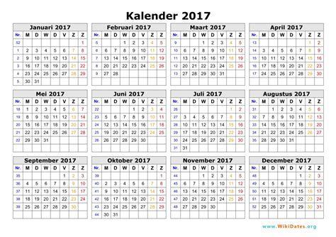 Kredit dan link download di tarikh perayaan utama; Kalender 2017 | WikiDates.org