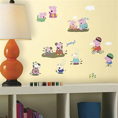 Roommates Wall Stickers And Murals Peppa The Pig Peel And Decals Ebay