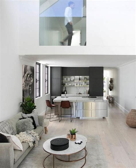 Living Area Of A Contemporary Light Filled Home In Sydneys Balmain