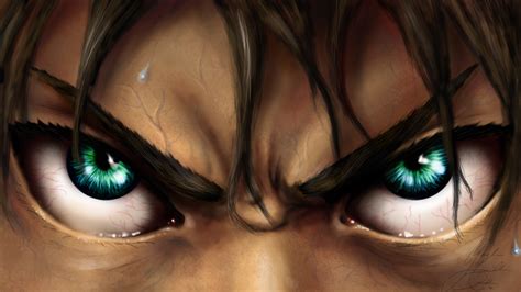 Eren Yeagers Eyes Full Hd Wallpaper And Background Image 3000x1688