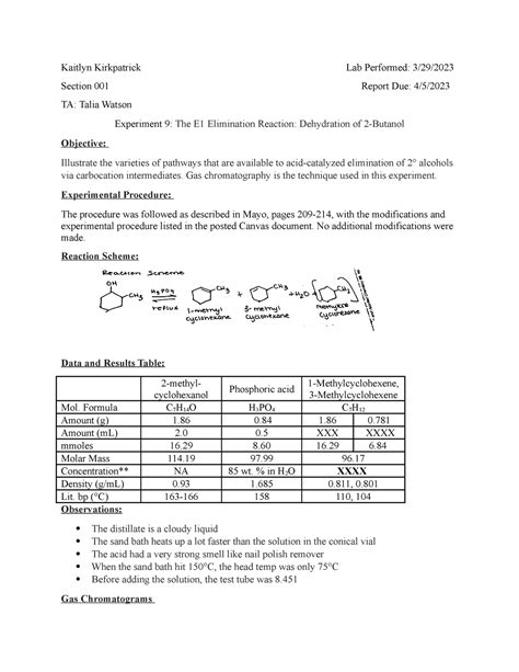 Lab 9 Report Each Lab Posted Was Awarded An A Or Higher Be Sure To