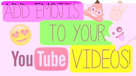 How To Insert Emoji In Youtube Video Title And Description