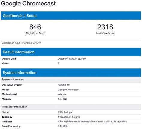 Google's chromecast has been one of the most popular devices in recent years. Google Chromecast (sabrina) with Android 10 and 2GB RAM ...