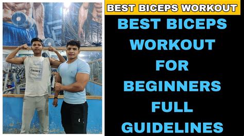 Beginners Complete Bicep Workout Basic Exercise With Proper Guidance