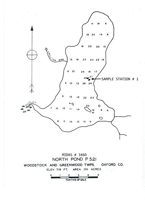 Lakes Of Maine Lake Overview North Pond Greenwood Woodstock