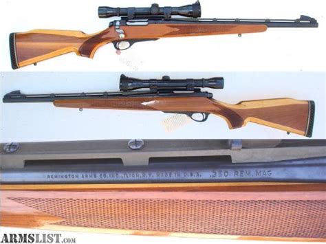 Armslist For Sale Remington Model 600 Rifle 350 Remington Magnum