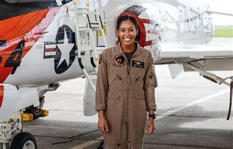 meet the u s navy s first black woman tactical jet pilot