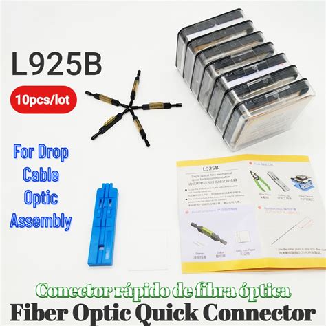 High Precision L925b Optical Fiber Mechanical Splice For Drop Cable