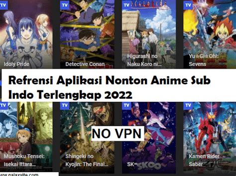 9 Aplikasi Nonton Anime Sub Indo Gratis And Terlengkap 2022