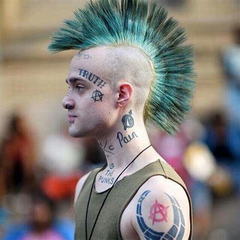 pin by týna on punk punk mohawk punk hair cyberpunk hairstyles