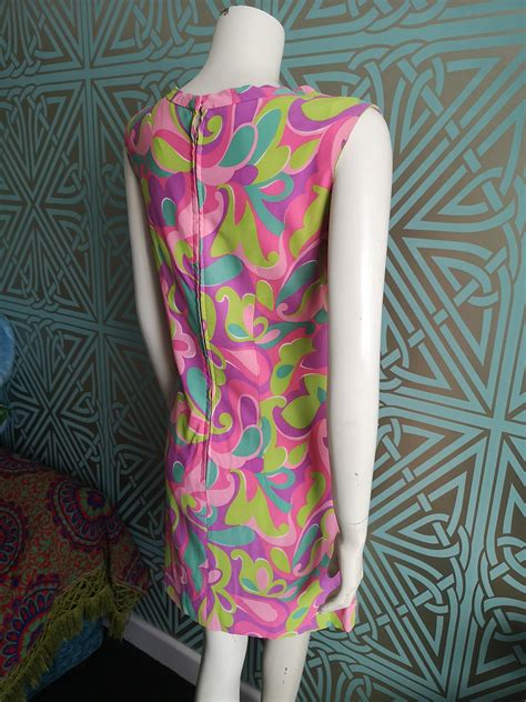 sale original 1960 s psychedelic print mini dress great condition was 95 now 65 pounds