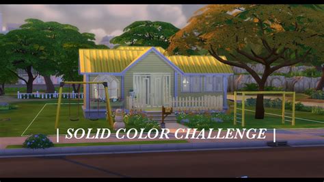 Solid Color Challenge Sims 4 Youtube