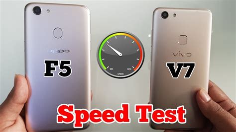 Kalau oppo punya f5, maka vivo pun punya v7+ yang bisa dikomparasikan. Vivo V7 vs Oppo F5 Speed test Comparison - YouTube
