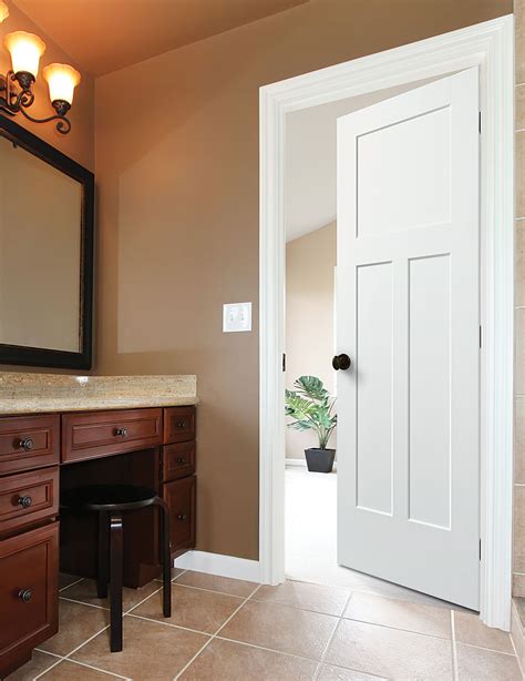 When designing a small bathroom, the goal is of course to create an illusion of a larger place, and also house any toiletries and items that you want unseen. Pin on Masonite Interior Doors