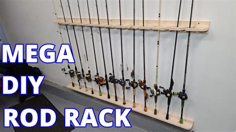 How To Make A Simple Cheap And Extremely Strong Fishing Rod Rack That