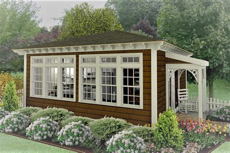400 Square Foot Sun Filled Tiny House Plan 560004tcd Architectural
