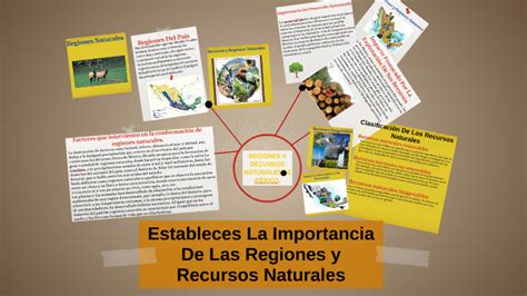 Estableces La Importancia De Las Regiones Y Recursos Natural By Maria