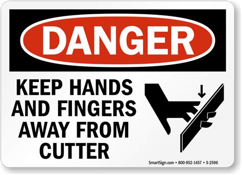 Keep Hands Clear Signs Bilingual Keep Hands Clear Signs