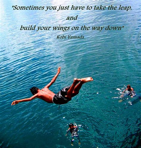 Take The Leap Quotes Quotesgram