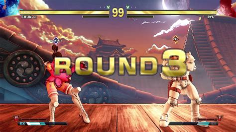 Street Fighter V Chun Li Vs Ryu Youtube