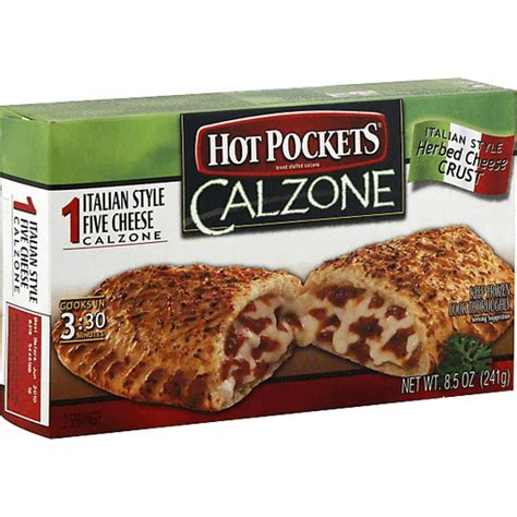 Hot Pockets Calzone Italian Style Five Cheese Frozen Foods