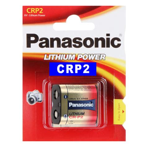 Panasonic Cr P Batteria Litio V Confezione Singola Fotospina