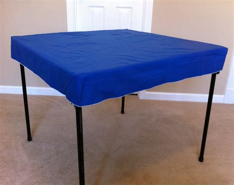 Personalized Royal Blue Card Table Cover Etsy